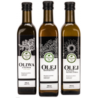 Olej rzepakowy, obniża cholesterol, dba o wysoką kondycję skóry, bogaty w antyoksydanty