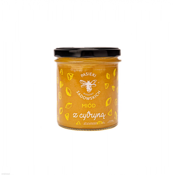 Miód z cytryną, bogactwo witamin i minerałów, z witaminą C, idealny do herbaty, lemoniady