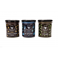 Miód ze spiruliną, miód wielokwiatowy z dodatkiem spiruliny, bogaty w smaku, pyszny, polecany przy alergiach