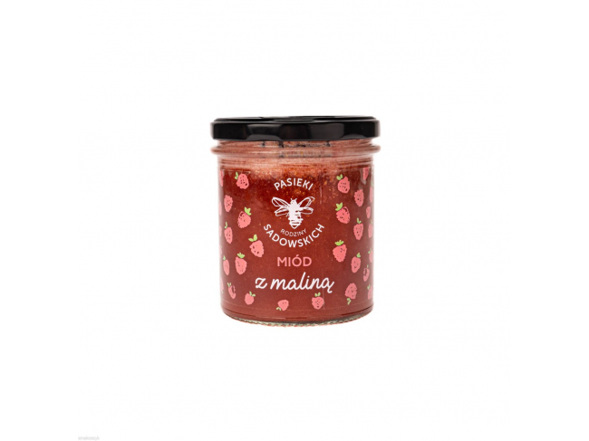 Miód z maliną, świetny do herbaty, deserów, owsianek, smoothie, oraz lodów
