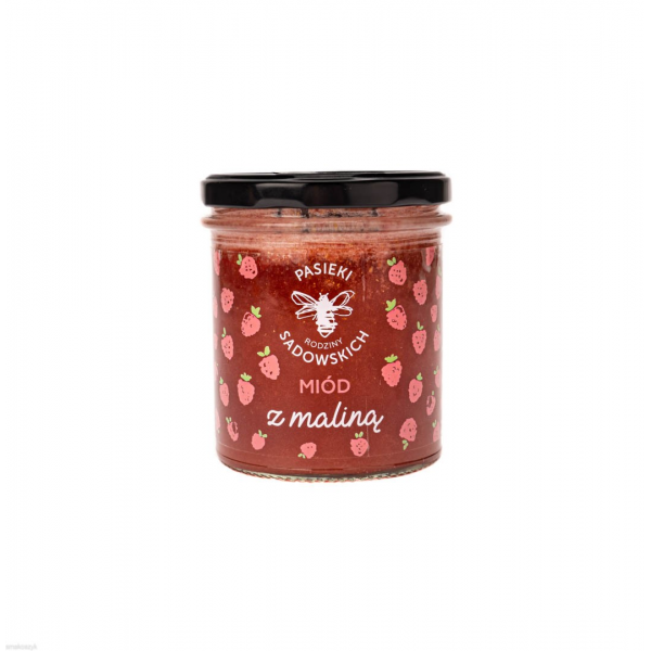 Miód z maliną, świetny do herbaty, deserów, owsianek, smoothie, oraz lodów