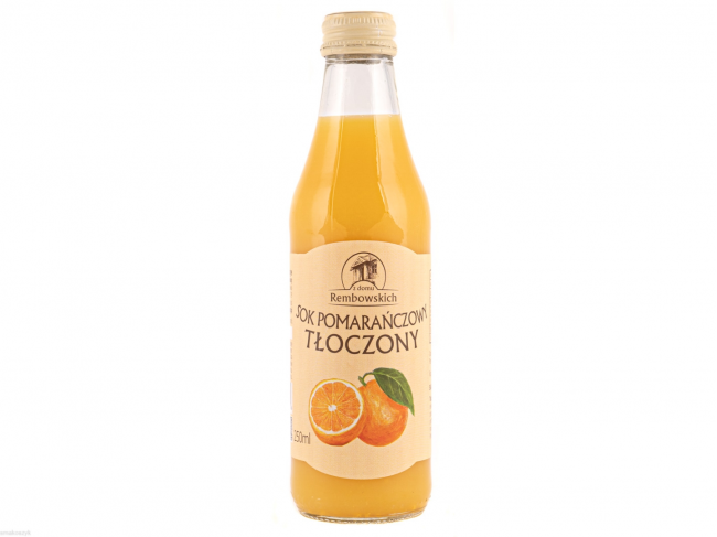 Sok pomarańczowy, szklanka 100 % soku (200 ml) może zastąpić jedną z dziennych porcji owoców