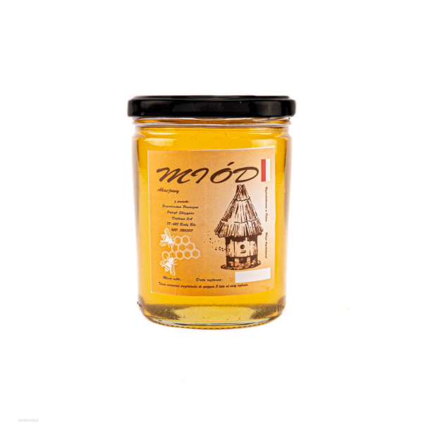 Miód akacjowy, wzmacnia odporność, działa uspokajająco, bogaty w potas i  magnez