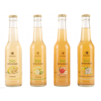 Bio lemoniady, korzenna, z 
limonką, imbirem, czarnym bzem, szybko gaszą pragnienie