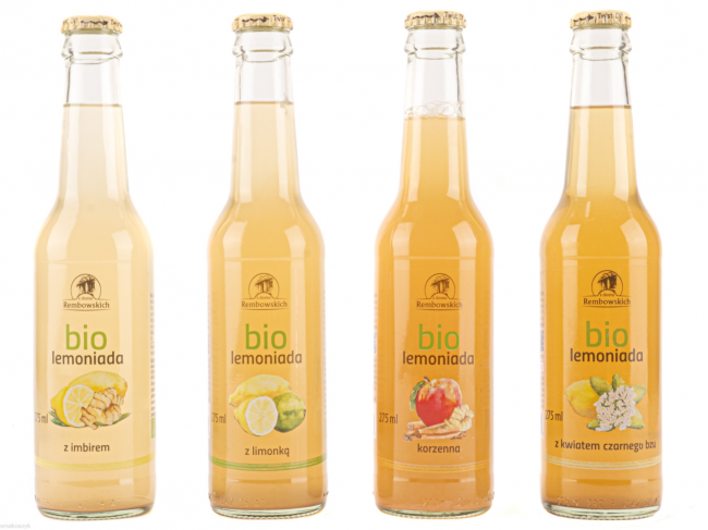 Bio lemoniady, korzenna, z 
limonką, imbirem, czarnym bzem, szybko gaszą pragnienie
