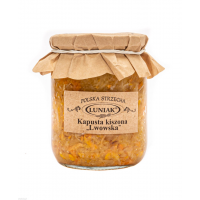 Kapusta kiszona lwowska, idealna z marchewką, jabłkiem, kminkiem, kolendrą lub koprem