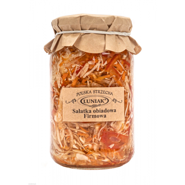 Sałatka obiadowa, smaczna, doskonała przystawka do obiadu