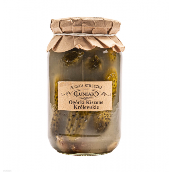 Ogórki kiszone królewskie nie zawierają żadnych ulepszaczy, konserwantów ani barwników