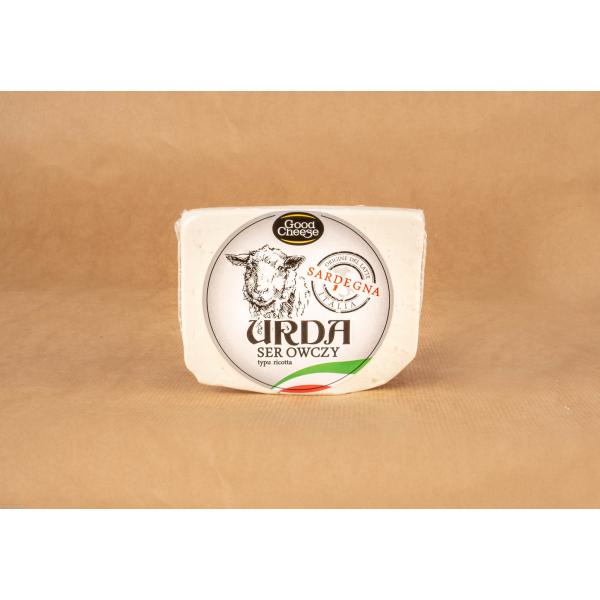 Ser owczy Urda, tworzony z serwatki owczej, włoski, do naleśników i deserów