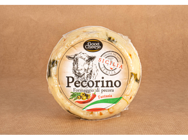 Ser owczy Pecorino, wyjątkowy ser, wypełniony oliwkami