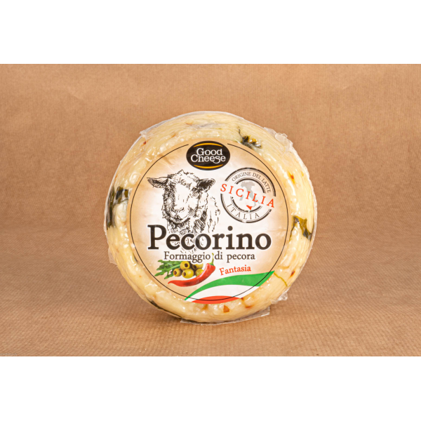 Ser owczy Pecorino, wyjątkowy ser, wypełniony oliwkami