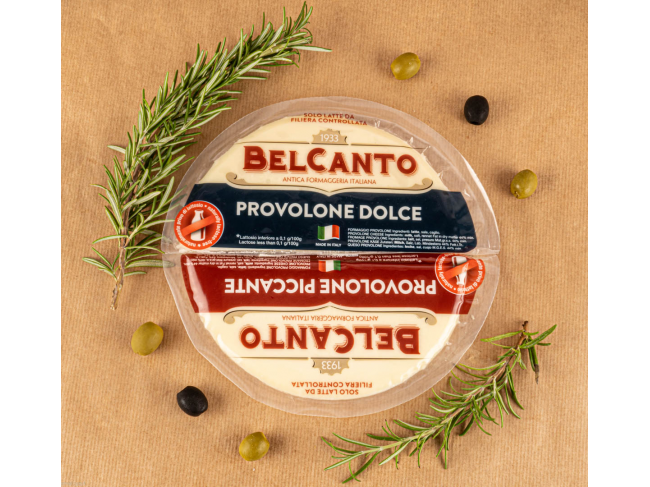 Ser Provolone Dolce produkowany jest we Włoszech, z mleka bawolego, pasteryzowanego