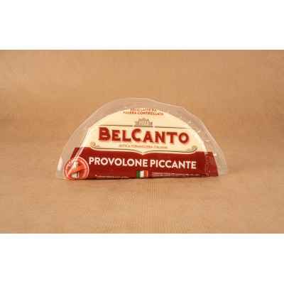 Ser Belcanto Provolone piccante oryginalny włoski ser, pikantny, lekko słony, dojrzewa około 4 miesięcy