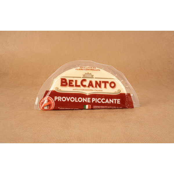 Ser Belcanto Provolone piccante oryginalny włoski ser, pikantny, lekko słony, dojrzewa około 4 miesięcy