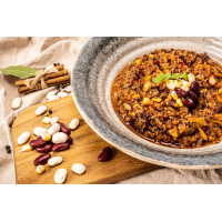 Quinotoo z fasolą i wędzoną papryką, z quinoa - królową kasz, doskonała na kolację