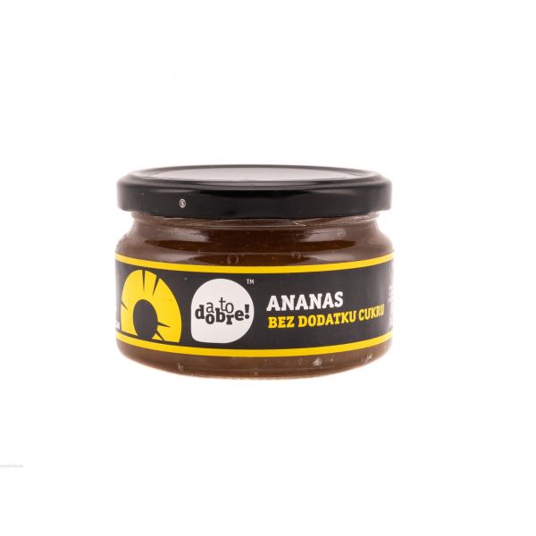 Ananas bez dodatku cukru, stanowi bombę antyoksydacyjną, do pieczywa