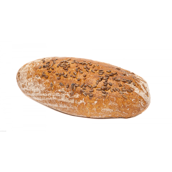 Chleb pszenno-żytni, ze słonecznikiem, na zakwasie, bez spulchniaczy