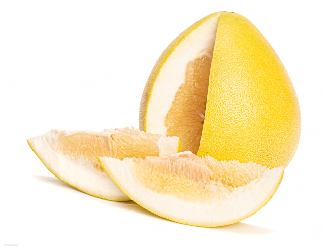 Pomelo, soczyste, orzeźwiające, pomaga w walce ze zgagą i refluksem, idealne do koktajli