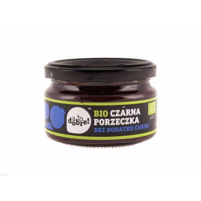Bio czarna porzeczka, bez dodatku cukru, z witaminą C, naturalna pektyna