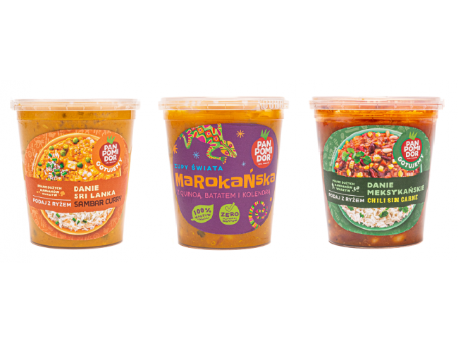 Dania egzotyczne, tajskie, marokańskie, sambar curry, szybkie, gotowe, ciepłe danie