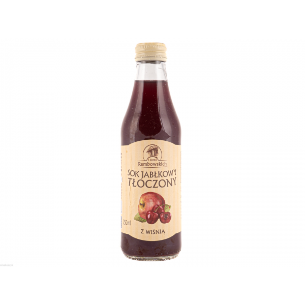 Sok jabłkowy z wiśnią, idealny na bezsenność, korzystnie wpływa na spokojny sen