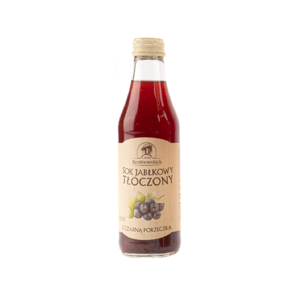Czarna porzeczka i sok jabłkowy, ciekawe połączenie słodkiego i kwaśnego smaku