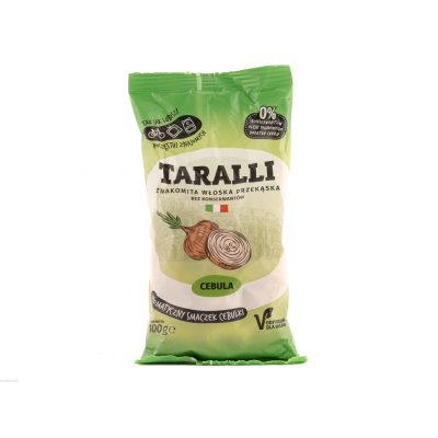 Taralli cebulowe, zdrowa włoska przekąska, doskonała na przyjęcia