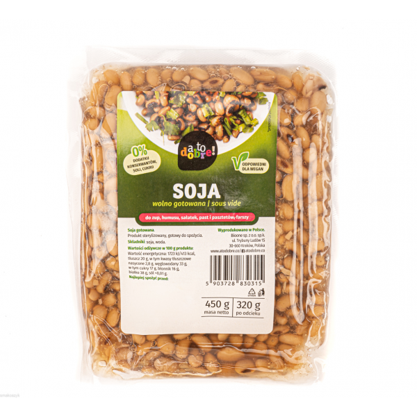 Soja, bogate źródło białka roślinnego w diecie, substytut białka krowiego w żywieniu