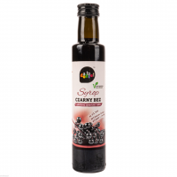 Czarny bez, syrop z niewielką ilością cukru, zdrowy, do herbaty