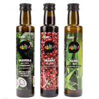 Soki 100%, graviola, aloes i granat, wyjątkowe owoce, bogate w witaminy i minerały