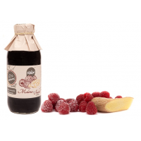 Malina, imbir, aronia, prosty skład, naturalne składniki, działa rozgrzewająco