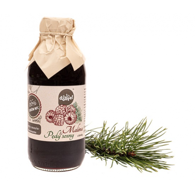 Syrop tradycyjny, malina, pędy sosny, aronia, idealny do herbaty i deserów