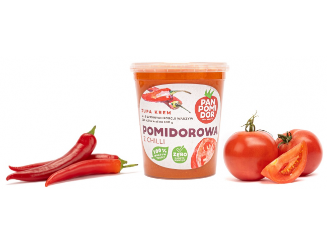 Pomidory, bogate w likopen, główny składnik zupy pomidorowej