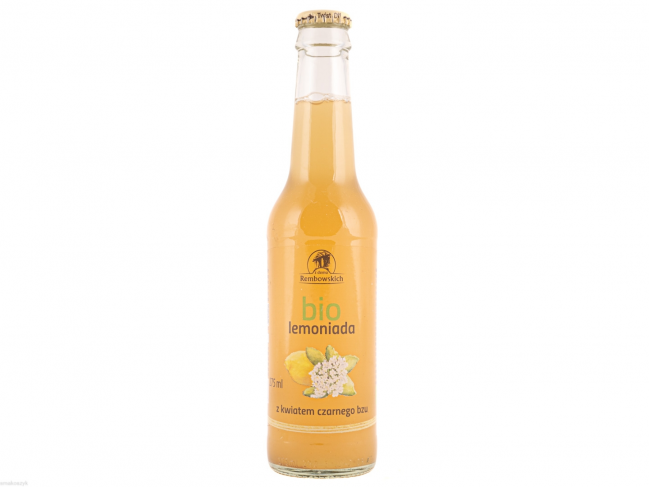 Bio lemoniada z kwiatem czarnego bzu, naturalna, bez konserwantów, idealna do pracy