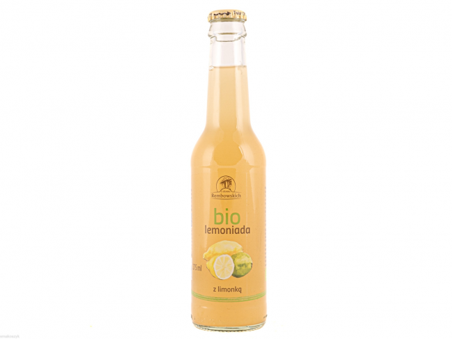 Bio lemoniada z limonką, naturalna, ekologiczna, orzeźwiająca