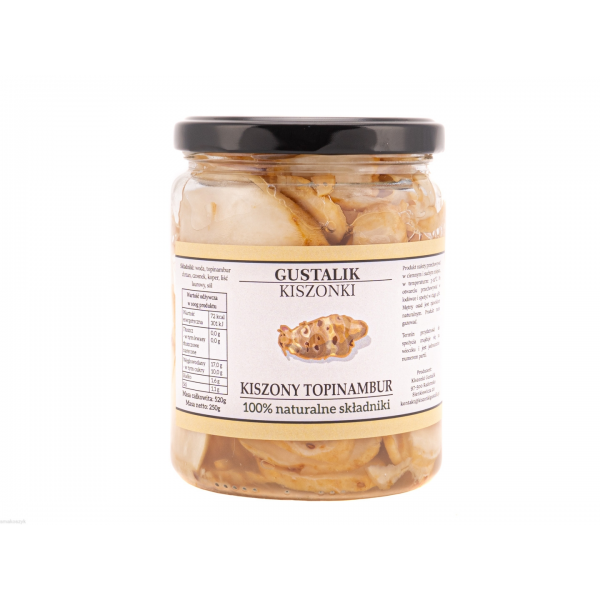 Kiszony topinambur, czyli słonecznik bulwiasty, sprawdza się do sałatek i vege sushi