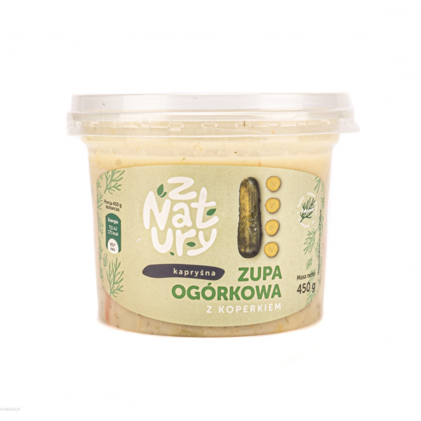 Zupa ogórkowa, z kiszonych ogórków, z dodatkiem kopru, pyszna, idealna do szybkiego podgrzania