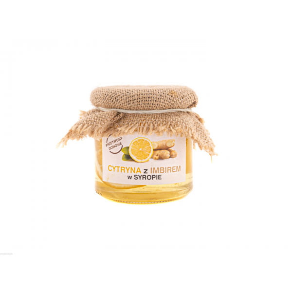 Imbir z cytryną idealny syrop na zimowe chłodne wieczory do herbaty