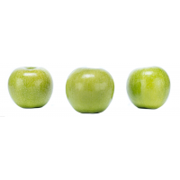 Jabłko zielone Granny Smith, zdrowe, do sałatek, na surówki, z zielonobiałym miąższem