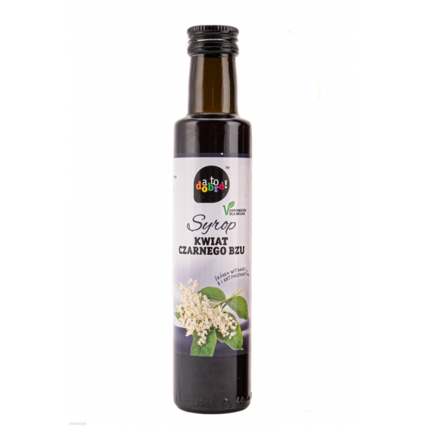 Kwiat czarnego bzu, działa moczopędnie, detoksykująco,  ułatwia odkrztuszanie
