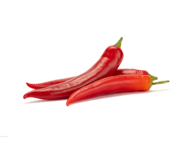 Papryka chili, czerwona, ostra, zawiera kapsaicynę, obniża cholesterol i korzystnie wpływa na serce